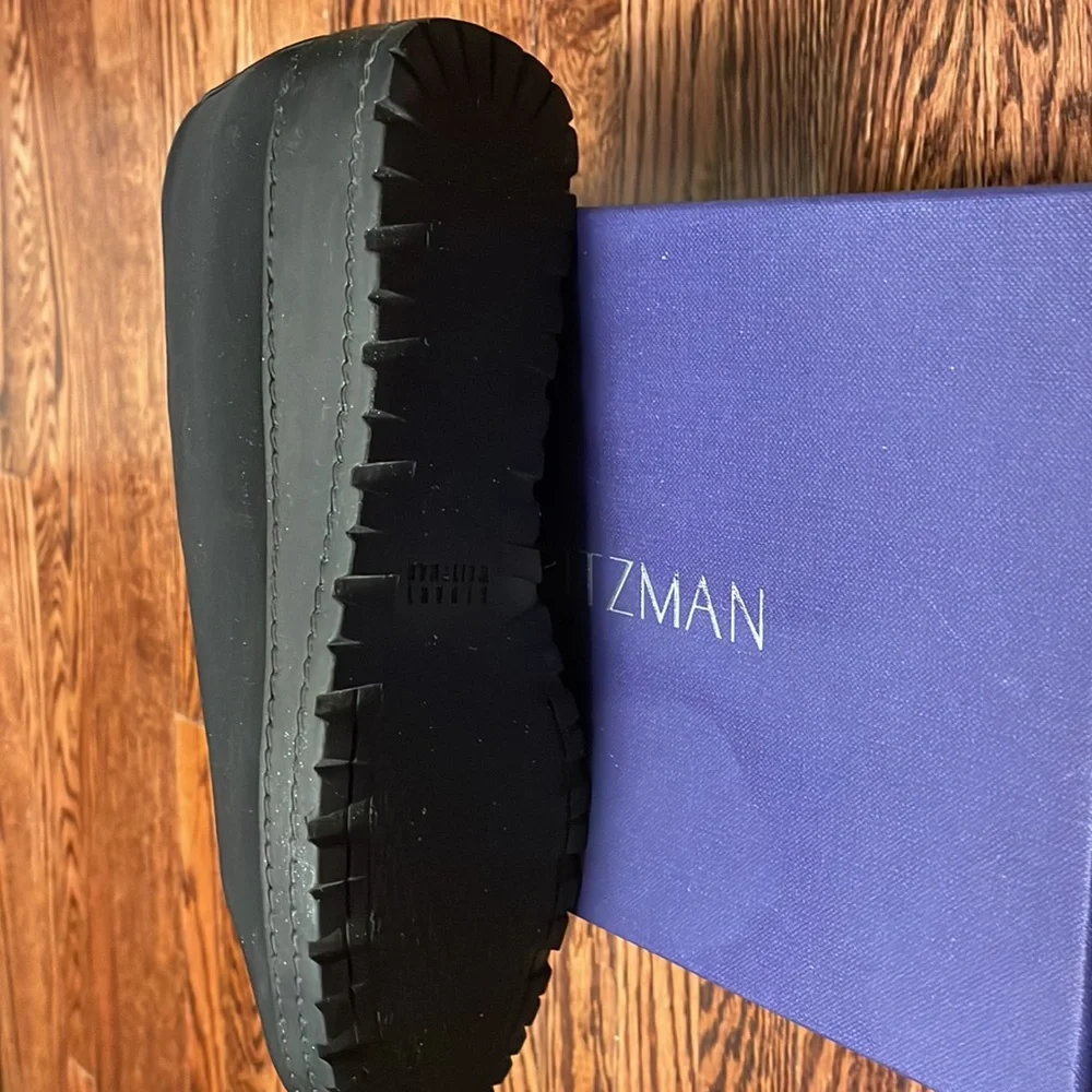 NEW Stuart Weitzman Sofa Black Stretch Pull On Loafer Black.Size 7.Made in Spain - Picture 6 of 14